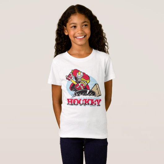 Hockey-Spieler T-Shirt (Vorne ganz)