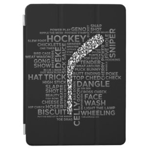 Hockey-Spieler und Slang iPad Air Hülle
