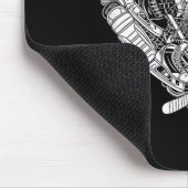 Hockey-Spielerausrüstung Herzform Liebe Mousepad (Ecke)