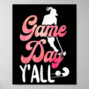 Hockey-Spieltag Y'all _1 Poster