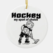 Hockey-Sport der auserlesenen T-Shirts und der Keramikornament (Vorne)