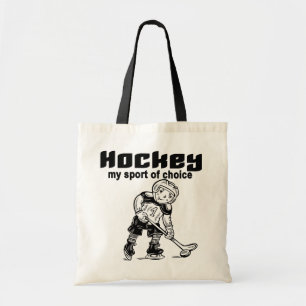 Hockey-Sport der auserlesenen T-Shirts und der Tragetasche