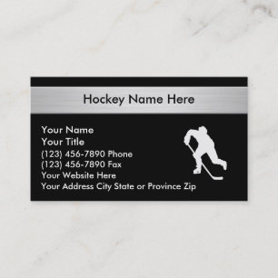 Hockey-Sport Visitenkarten Visitenkarte