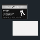 Hockey Sports Business Cards Visitenkarte<br><div class="desc">Hockey Visitenkarten mit stilvollem modernem Design und großartiges Textlayout können Sie online anpassen. Beste Visitenkarten für Themen rund um Hockey,  Mannschaftssport,  Eishockey oder Sport.</div>