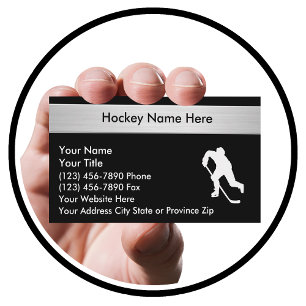 Hockey Sports Business Cards Visitenkarte