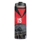 Hockey Sports Gear Custom Jersey Nummer Thermosbecher (Vorderseite)
