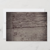 Hockey Sports Rustic Foto Abschluss Ankündigung (Rückseite)