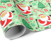 Hockey Sports Weihnachtsgeschenk Wrapping Paper Geschenkpapier (Rolleneckpunkt)