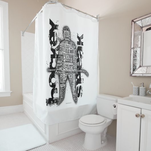 Hockey sprechen duschvorhang (Beispiel)