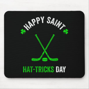 Hockey st patricks day Jungen Männer Shamrock Hock Mousepad