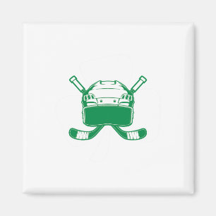 Hockey St. Patrick's Day Shamrock Hockey Fan irisc Magnet