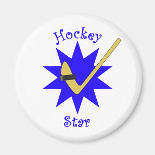 Hockey Star Magnet