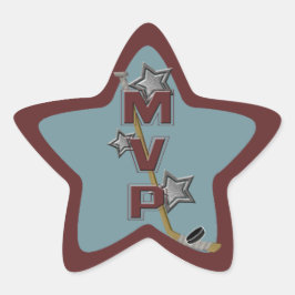 Hockey Star MVP Sticker