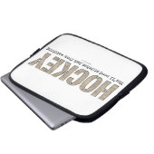 Hockey-Stiche Laptopschutzhülle (Vorne Knopf)