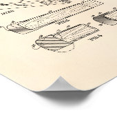 Hockey Stick End Buffer 1927 - Old Peper Poster (Ecke)