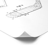 Hockey-Stick-Patent Poster (Ecke)