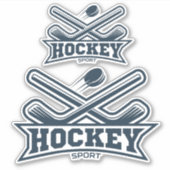 Hockey Stickers Aufkleber (Vorderseite)