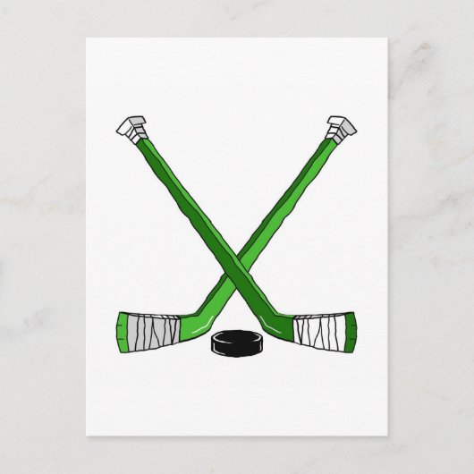 Hockey Sticks Postkarte (Vorderseite)