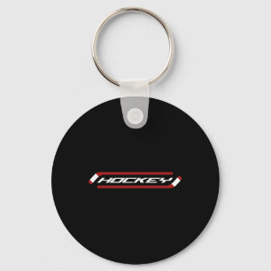 Hockey - Stilvoll - Einfach - Hockey Spielerfan Schlüsselanhänger