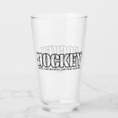 Hockey Stitches Glass Glas (Vorderseite)