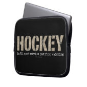 Hockey-Stitches Laptopschutzhülle (Vorderseite Links)