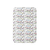 Hockey-Stock-Badezimmer Badematte (Vorderseite Vertikal)