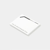 Hockey-Stock Goaly Post-it Klebezettel (angewinkelt)