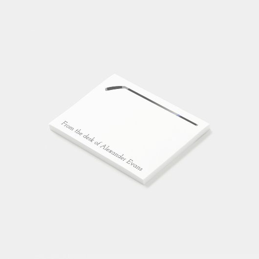 Hockey-Stock Post-it Klebezettel (angewinkelt)