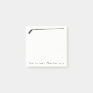 Hockey-Stock Post-it Klebezettel