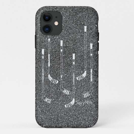 Hockey-Stöcke Case-Mate iPhone Hülle (Rückseite)