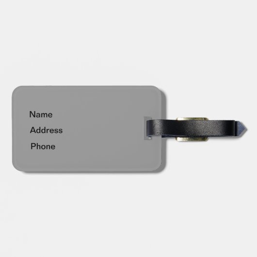 Hockey-Stöcke Gepäckanhänger (Rückseite horizontal)