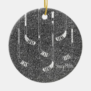 Hockey-Stöcke Keramik Ornament