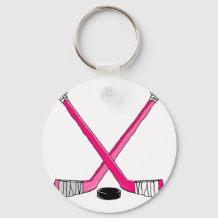 Hockey-Stöcke Schlüsselanhänger