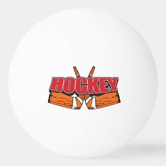 Hockey-Stöcke Tischtennisball (Vorderseite)