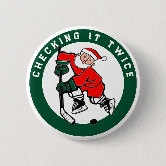 Hockey Strumpf Füllknopf Button (Vorderseite)