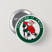 Hockey Strumpf Füllknopf Button (Vorne & Hinten)