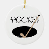 HOCKEY T - Shirts und Geschenke Keramik Ornament (Vorne)