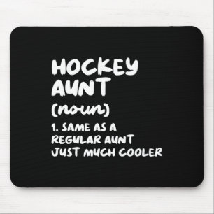 Hockey Tante Definition Spaß und Sassy Sports Mousepad