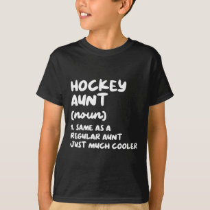 Hockey Tante Definition Spaß und Sassy Sports T-Shirt