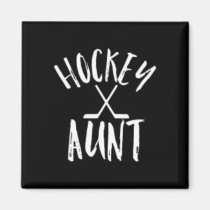 Hockey Tante Sportfan Chef Vintage Geschenke Magnet