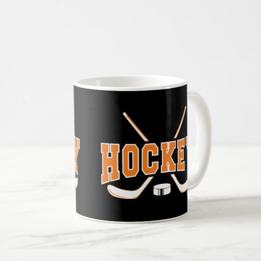 Hockey-Tasse Kaffeetasse (VorderseiteRechts)