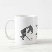 Hockey-Tasse - Sprichwort mit Inspiration Kaffeetasse (Links)