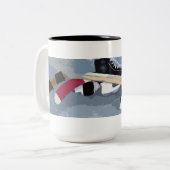 Hockey-Tasse Zweifarbige Tasse (Vorderseite Links)