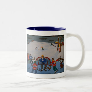 Hockey-Tasse Zweifarbige Tasse