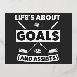 Hockey-Team-Geist-Zitat-T-Shirt Folien Feiertagspostkarte