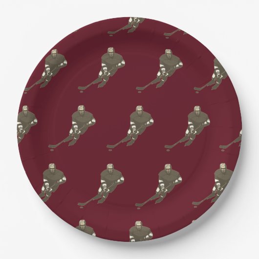 Hockey Team Paper-Teller Pappteller (Vorderseite)