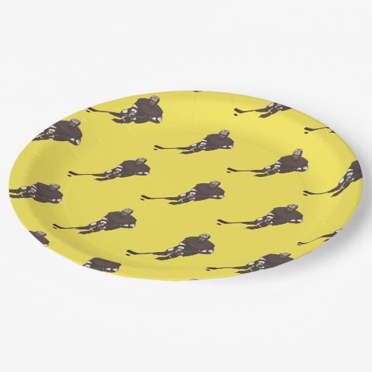 Hockey Team Paper-Teller Pappteller (Schrägansicht)