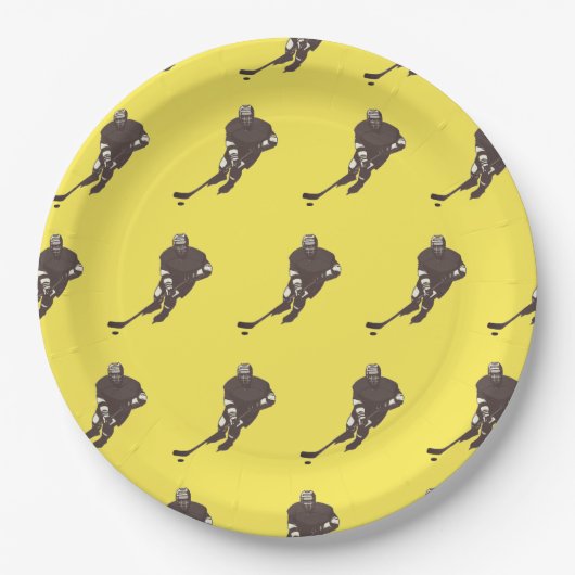 Hockey Team Paper-Teller Pappteller (Vorderseite)