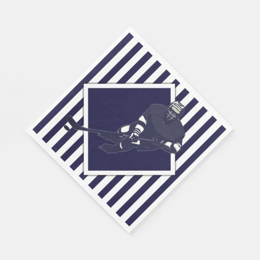 Hockey-Team Serviette (Ecke)