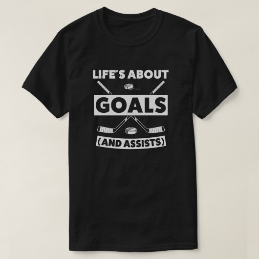Hockey Team Spirit Quote Tee (Design vorne)